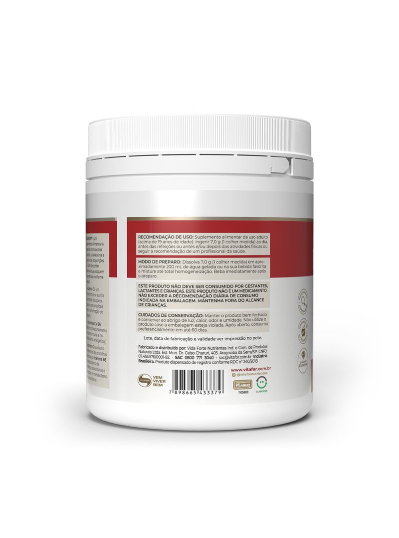 BCAA FORT® Sabor Limão 210g - Imagem 2