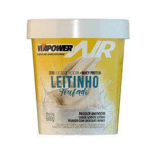 Pasta de Amendoim com Whey Protein Leitinho Trufado 600g - Vitapower
