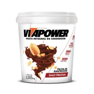 VITAPOWER®: Pasta de Amendoim Integral Shot Protein 1005g