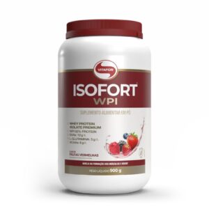 Whey Protein Isolado - Isofort - 900g frutas vermelhas