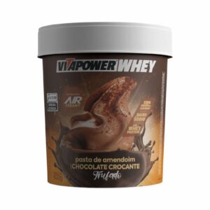Pasta de Amendoim VITAPOWER® Whey sabor Chocolate Crocante Trufado – 600g