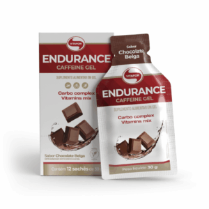 ENDURANCE CAFFEINE GEL: Sabor Chocolate Belga Sachês 30g