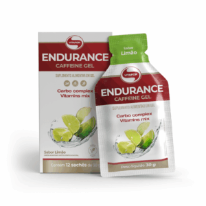 ENDURANCE CAFFEINE GEL: Sabor Limão Sachês 30g