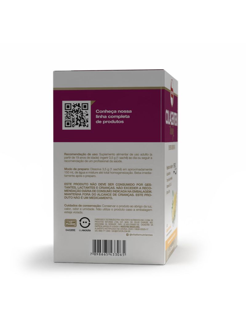 COLAGENTEK® BEAUTY Sabor Abacaxi c/ Hortelã 30 Sachês 3,5g - Imagem 3