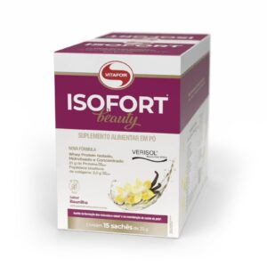 Isofort Beauty - 15 sachês 25g baunilha