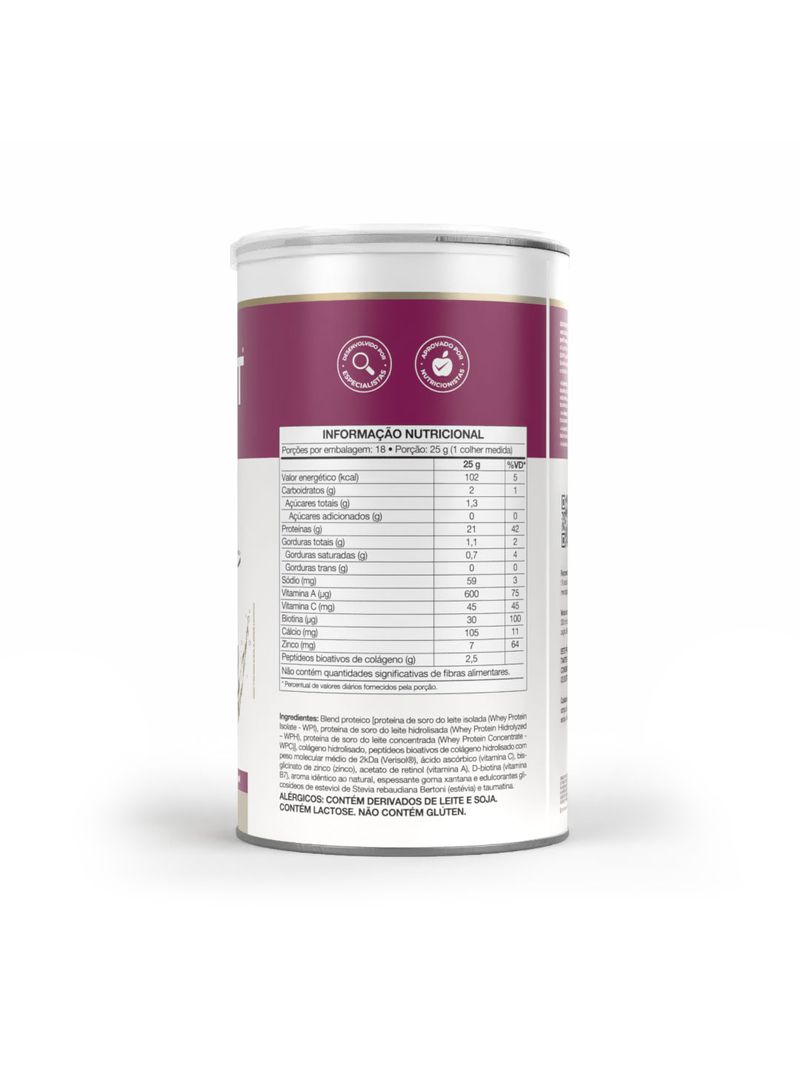ISOFORT® BEAUTY: whey protein de sabor Baunilha 450g - Imagem 2