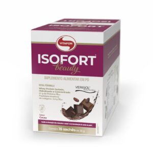 Isofort Beauty - 15 sachês 25g cacau