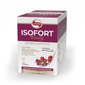 Isofort Beauty - 15 sachês 25g cranberry