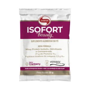 Isofort Beauty - sachê unitário 25g cranberry