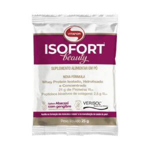 Isofort Beauty - sachê unitário 25g abacaxi com gengibre