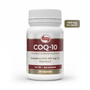 COQ-10: Coenzima Q10 e Vitamina E (200mg) - 30 Cap
