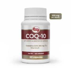 COQ-10: Coenzima Q10 e Vitamina E (200mg) - 60 cap