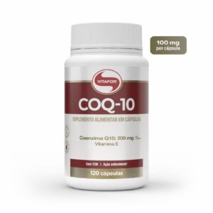 COQ-10: Coenzima Q10 e Vitamina E (200mg) - 120 cap